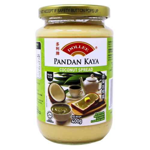 갤러리 뷰어에 이미지 로드, Dollee Pandan Kaya (Coconut & Pandan Spread)-多利牌香蘭咖呀醬-400g-JAM110