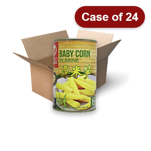 ギャラリービューアに画像を読み込む、Double Happiness Baby Corn-雙喜粟米筍-425g-CRN103-24