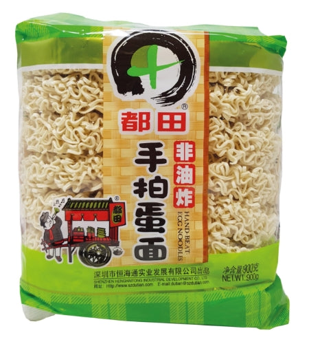 Load image into Gallery viewer, Du Tian Flat Egg Noodles-都田手拍蛋面-900g-DNOOD101
