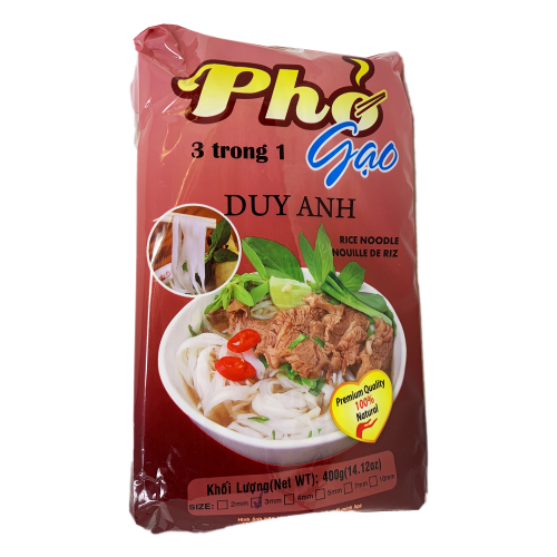 Load image into Gallery viewer, Duy Anh 3mm Pho Rice Sticks-越南河粉3mm-400g-NOO416