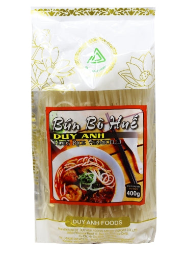 Load image into Gallery viewer, Duy Anh (Bun Bu Hue) Rice Vermicelli 1.8mm-越南米粉1.8mm (粗)-400g-NOO350
