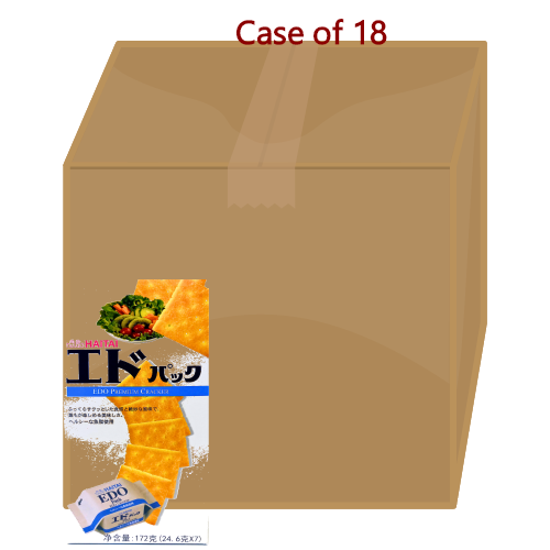 Load image into Gallery viewer, EDO Premium Cracker-原味餅-172g-BISEDO101-18