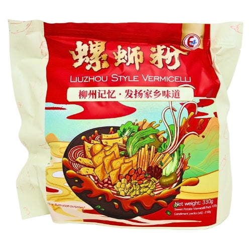 Load image into Gallery viewer, East Asia Lizhou Snail Sweet Potato Vermicelli-東亞牌柳州螺螄粉(紅薯粉)-330g-INEA101