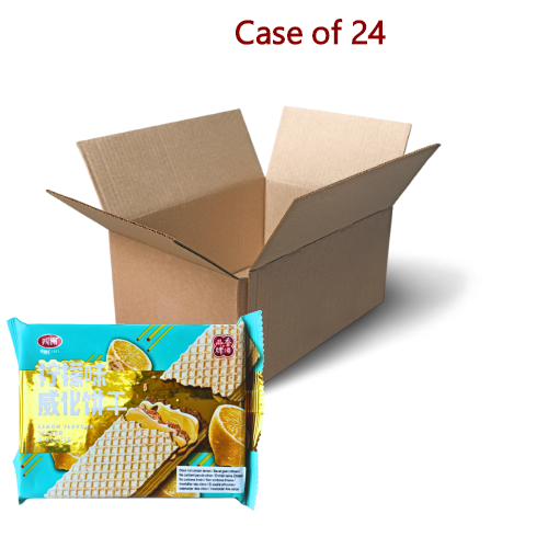 Load image into Gallery viewer, *FS Cream Wafer Lemon Flavour*-*四洲忌廉威化檸檬味*-200g-SNACFS113-24