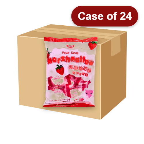 갤러리 뷰어에 이미지 로드, FS Marshmallow Strawberry Flavour-四洲士多啤梨夾心棉花糖-50g-CANSF104-24