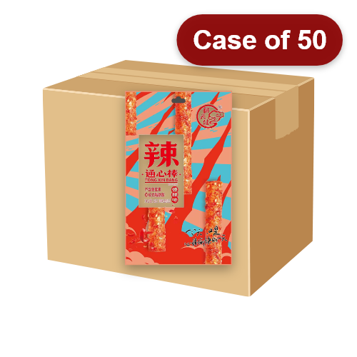 Load image into Gallery viewer, FTW Tong Xin Bang - Hot Spicy (Gluten Spicy Sticks)-翻天娃通心棒辣條-爆辣味-68g-SNACFTW102-50
