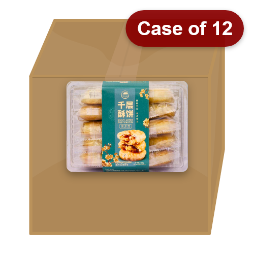 Load image into Gallery viewer, Fairy Bridge Puff Pastry - Mung Bean-送仙橋綠豆千層酥餅-358g-BISFB101-12