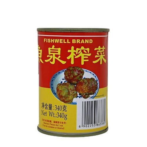 Load image into Gallery viewer, Fish Well Whole Preserved Vegetable-魚泉榨菜頭-340g-PRE216