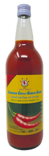 Load image into Gallery viewer, Flying Goose Sriracha Chilli Garlic Sauce (Glass)-飛鵝商標(樽裝)是拉差蒜辣醬-740ml-CHIFG109