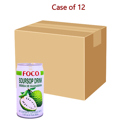 Load image into Gallery viewer, Foco Soursop Drink-泰國刺果番荔枝飮料-350ml-DRIF120-12