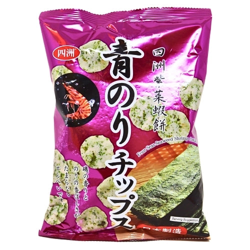 Load image into Gallery viewer, Four Seas Seaweed Prawn Crackers-四洲紫菜蝦餅-80g-SNACFS109A