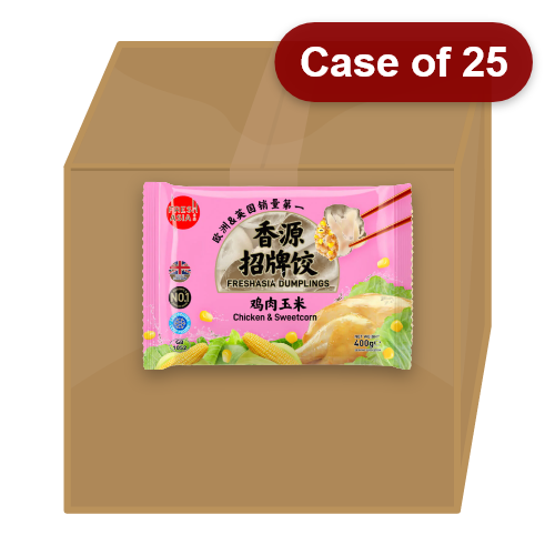 将图像加载到图库查看器中, Fresh Asia Chicken & Sweetcorn Dumpling-香源雞肉玉米水餃-400g-DUMFA119-25