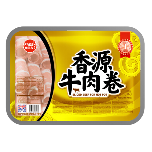 Load image into Gallery viewer, Fresh Asia Sliced Beef-香源肥牛肉卷-400g-FMEATFA105