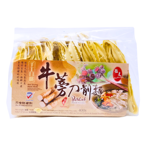 Load image into Gallery viewer, FuXing Burdock Sliced Noodle-福星牛蒡刀削麵-400g-DNOOFX101