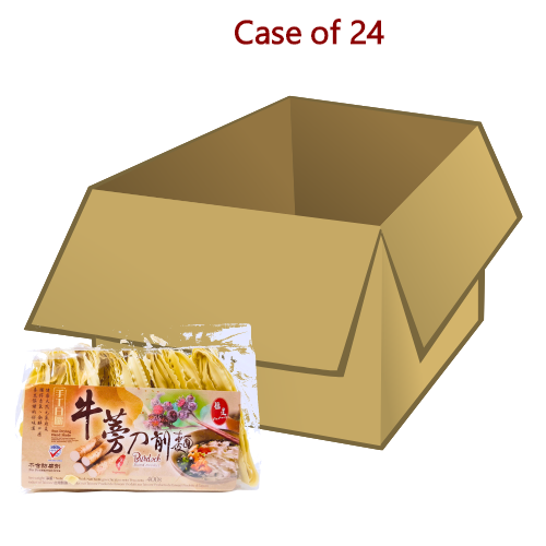 Load image into Gallery viewer, FuXing Burdock Sliced Noodle-福星牛蒡刀削麵-400g-DNOOFX101-24