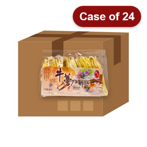 Load image into Gallery viewer, FuXing Burdock Sliced Noodle-福星牛蒡刀削麵-400g-DNOOFX101-24