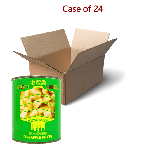 Load image into Gallery viewer, GL 850g Pineapple Pieces-金燈籠 850g 菠蘿角-850g-PIN302-24