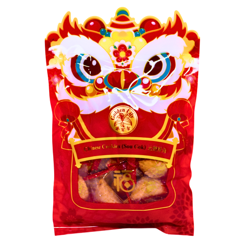 Load image into Gallery viewer, GL Chinese Cookies - Sou Gok-金百合角仔-200g-SNACGL301