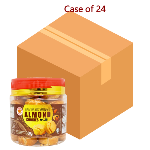 Load image into Gallery viewer, GL Cookies Almond Flavour-金百合杏仁酥-300g-SNACGL211-24