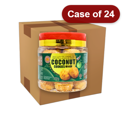 갤러리 뷰어에 이미지 로드, GL Cookies Coconut Flavour-金百合椰絲酥-300g-SNACGL203-24