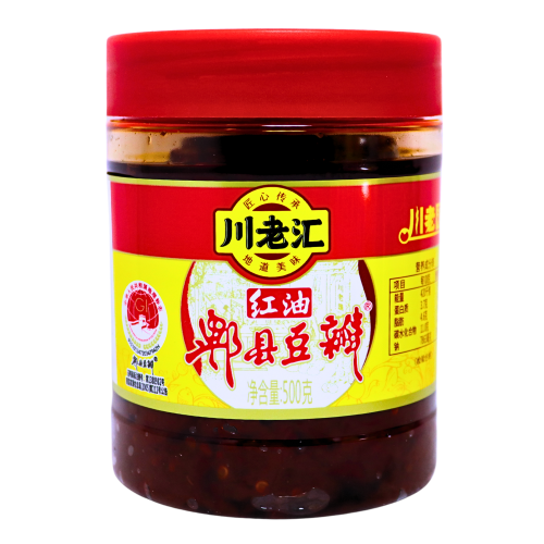 Load image into Gallery viewer, Gao Fu Ji Hot Broadbean Paste-川老匯紅油郫縣豆瓣-500g-PASTE308B