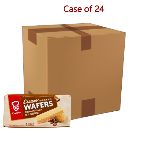 Load image into Gallery viewer, Garden Cream Wafers - Cappuccino-嘉頓忌廉威化 - 意大利咖啡味-200g-BISG211-24