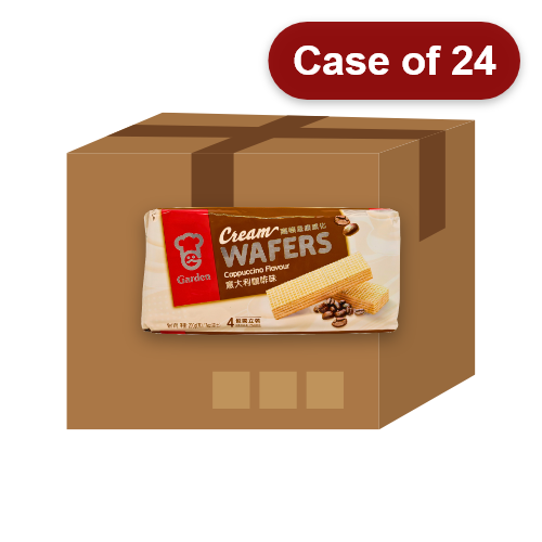 갤러리 뷰어에 이미지 로드, Garden Cream Wafers - Cappuccino-嘉頓忌廉威化 - 意大利咖啡味-200g-BISG211-24
