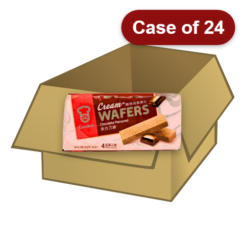ギャラリービューアに画像を読み込む、Garden Cream Wafers - Chocolate-嘉頓忌廉威化 - 朱古力味-200g-BISG202-24
