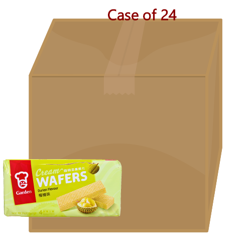 Load image into Gallery viewer, Garden Cream Wafers - Durian-嘉頓忌廉威化 - 榴蓮味-200g-BISG208-24