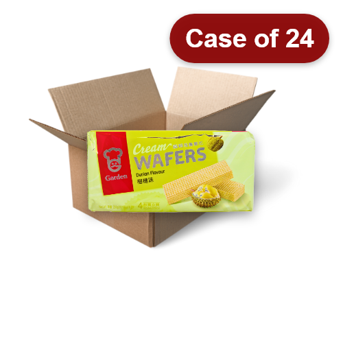 Load image into Gallery viewer, Garden Cream Wafers - Durian-嘉頓忌廉威化 - 榴蓮味-200g-BISG208-24