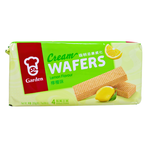 Load image into Gallery viewer, Garden Cream Wafers - Lemon-嘉頓忌廉威化 - 檸檬味-200g-BISG206