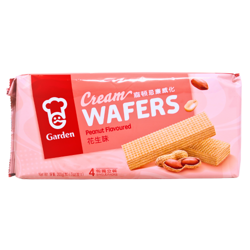 갤러리 뷰어에 이미지 로드, Garden Cream Wafers - Peanut-嘉頓忌廉威化 - 花生味-200g-BISG203
