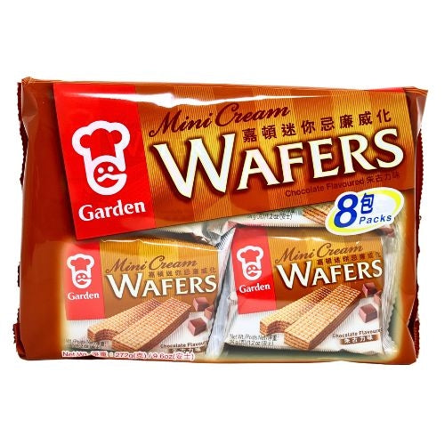 ギャラリービューアに画像を読み込む、Garden Mini Wafers - Chocolate-嘉頓迷你朱古力威化餅-272g-BISG209