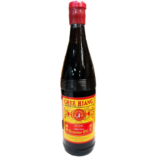 Load image into Gallery viewer, Ghee Hiang Pure Sesame Oil - 580ml-義香i純正香麻油-580ml-SAUGH101