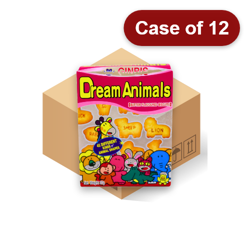 Load image into Gallery viewer, Ginbis Dream Animals Biscuits - Butter-愉快動物餅-奶油味-37g-BISGI102-12