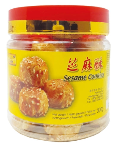 Load image into Gallery viewer, Gold Label Sesame Cookies-金牌芝麻酥-300g-BISGL504