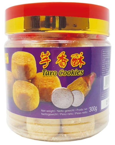 Load image into Gallery viewer, Gold Label Taro Cookies-金牌芋香酥-300g-BISGL502