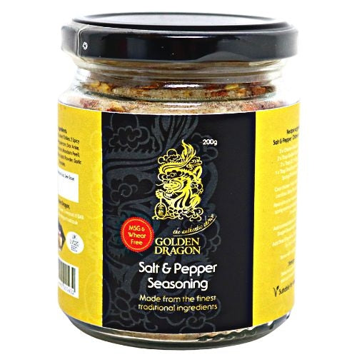 ギャラリービューアに画像を読み込む、Golden Dragon Salt & Pepper Seasoning-金龍椒鹽-200g-SEA225