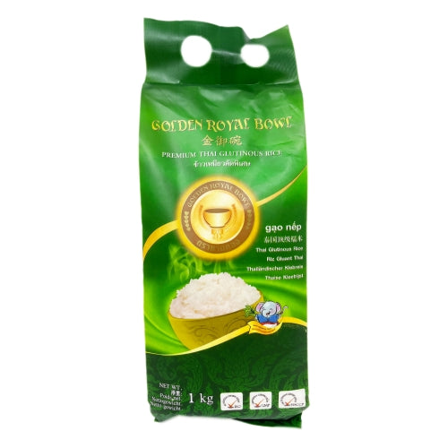 Load image into Gallery viewer, Golden Royal Bowl Glutinous Rice-金碗牌泰國糯米-1kg-RIC419