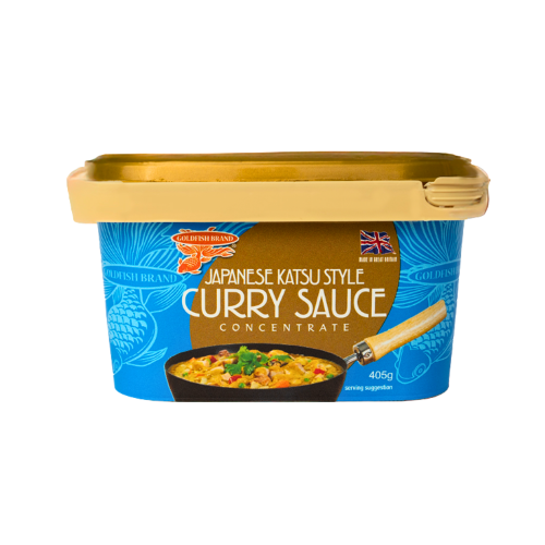 Load image into Gallery viewer, Goldfish Katsu Curry Sauce Concentrate-金魚牌日本咖喱醬-405g-CUR341