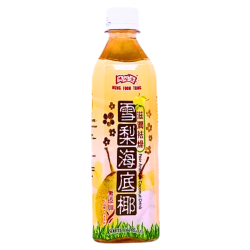갤러리 뷰어에 이미지 로드, HFT Pear & Sea Coconut Drink-鴻福堂雪梨海底椰-500ml-DRIHFT110