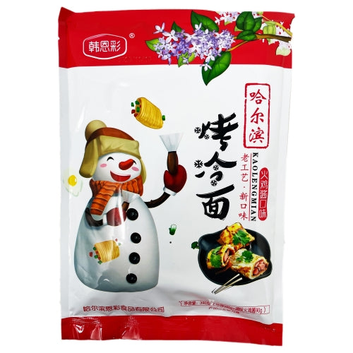 Load image into Gallery viewer, HNC Grill Noodle Sheet - Extra Hot-韓恩彩火雞醬味烤冷面-390g-INHNC101