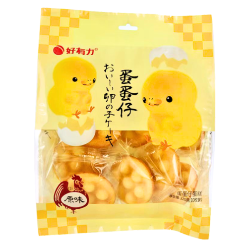 갤러리 뷰어에 이미지 로드, HYL Egg Style Cake (Original Flavour)-好有力蛋蛋仔蛋糕(原味)-225g-SNACHYL102