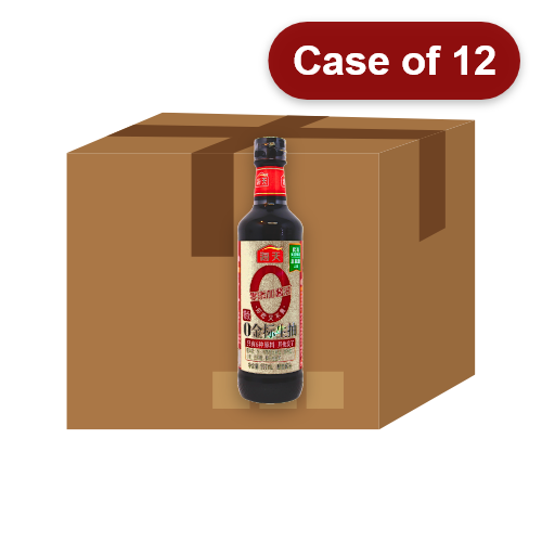 Load image into Gallery viewer, Haday '0' Golden Label Light Soy Sauce-海天0金標生抽(零添加)-500ml-SOY276-12