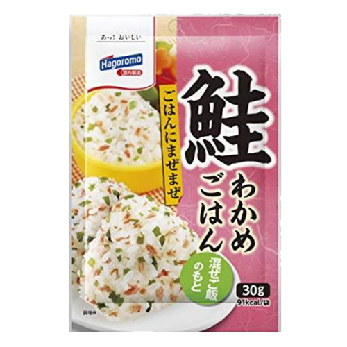 Load image into Gallery viewer, Hagoromo Wakame with Salmon Furikake (Rice Seasoning)-羽衣紫菜三文魚米飯調味料-30g-JPN639