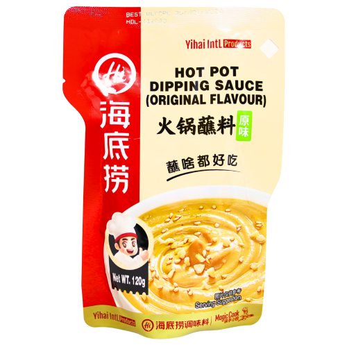 갤러리 뷰어에 이미지 로드, HaiDiLao Hotpot Dipping Sauce - Original (Bag)-海底撈火鍋蘸料-原味(袋)-120g-STK153B