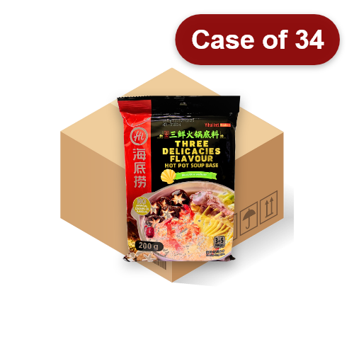 갤러리 뷰어에 이미지 로드, HaiDiLao Hotpot Soup Base - Shrimp-海底撈上湯三鮮火鍋底料-200g-STK119-34