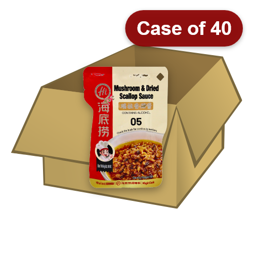 갤러리 뷰어에 이미지 로드, HaiDiLao Mushroom & Dried Scallop Sauce-海底撈瑤柱香菇醬-80g-STK177-40