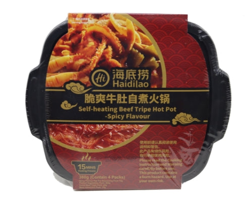 Load image into Gallery viewer, HaiDiLao Self Heating Hotpot - Beef Tripe-海底撈自煮火鍋-脆爽牛肚-385g-INHDL105