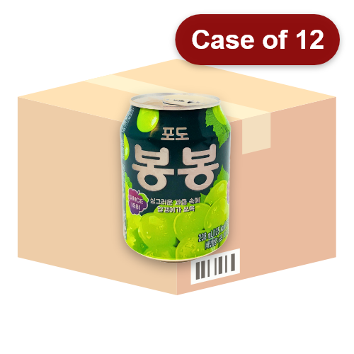 Load image into Gallery viewer, Haitai Grape Bong Bong Juice-果肉葡萄汁-238ml-DRIHT101-12
